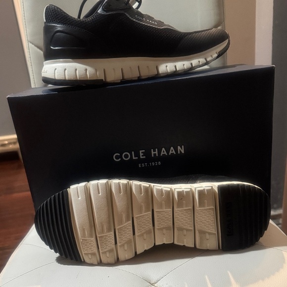 Cole Haan Men's Black Mesh Sneakers - Picture 5 of 8